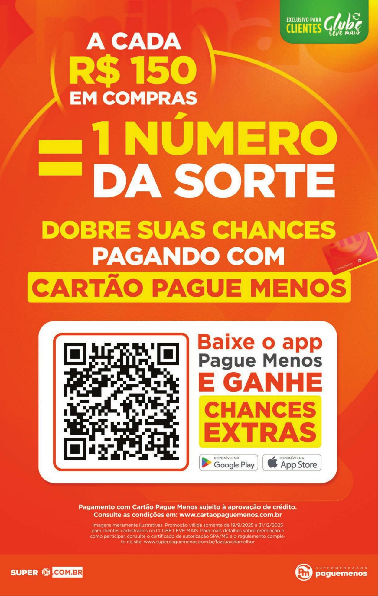 Folheto Super Pague Menos 19.09.2025 - 03.10.2025