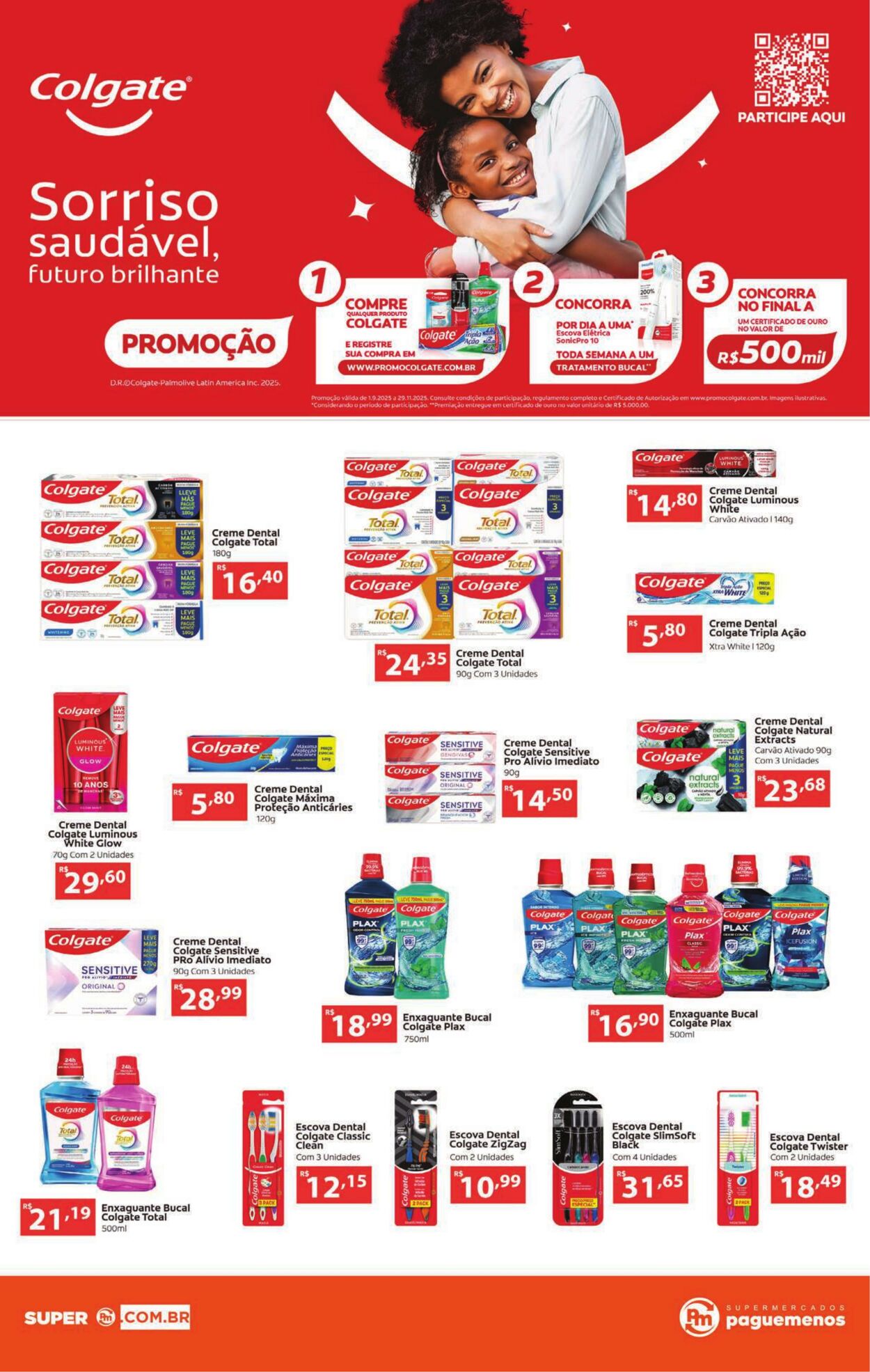 Folheto Super Pague Menos 19.09.2025 - 03.10.2025