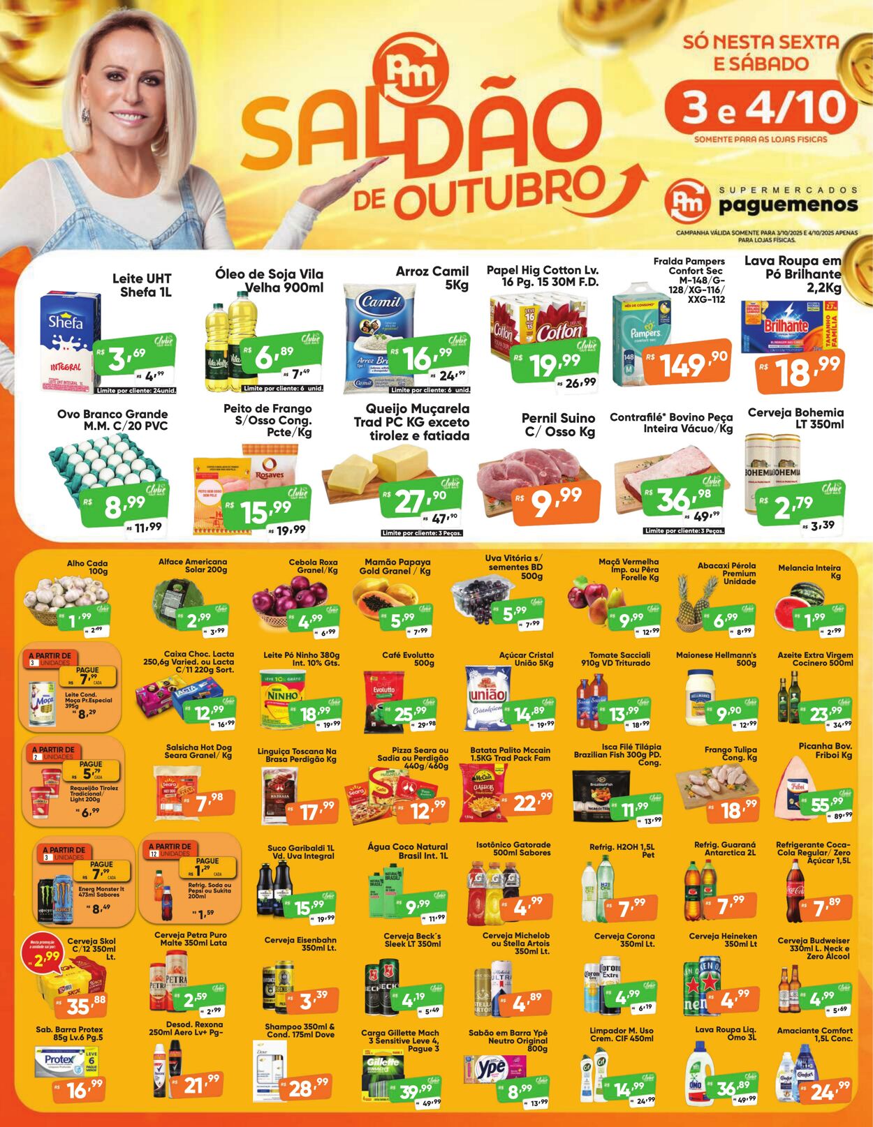 Folheto Super Pague Menos 03.10.2025 - 17.10.2025