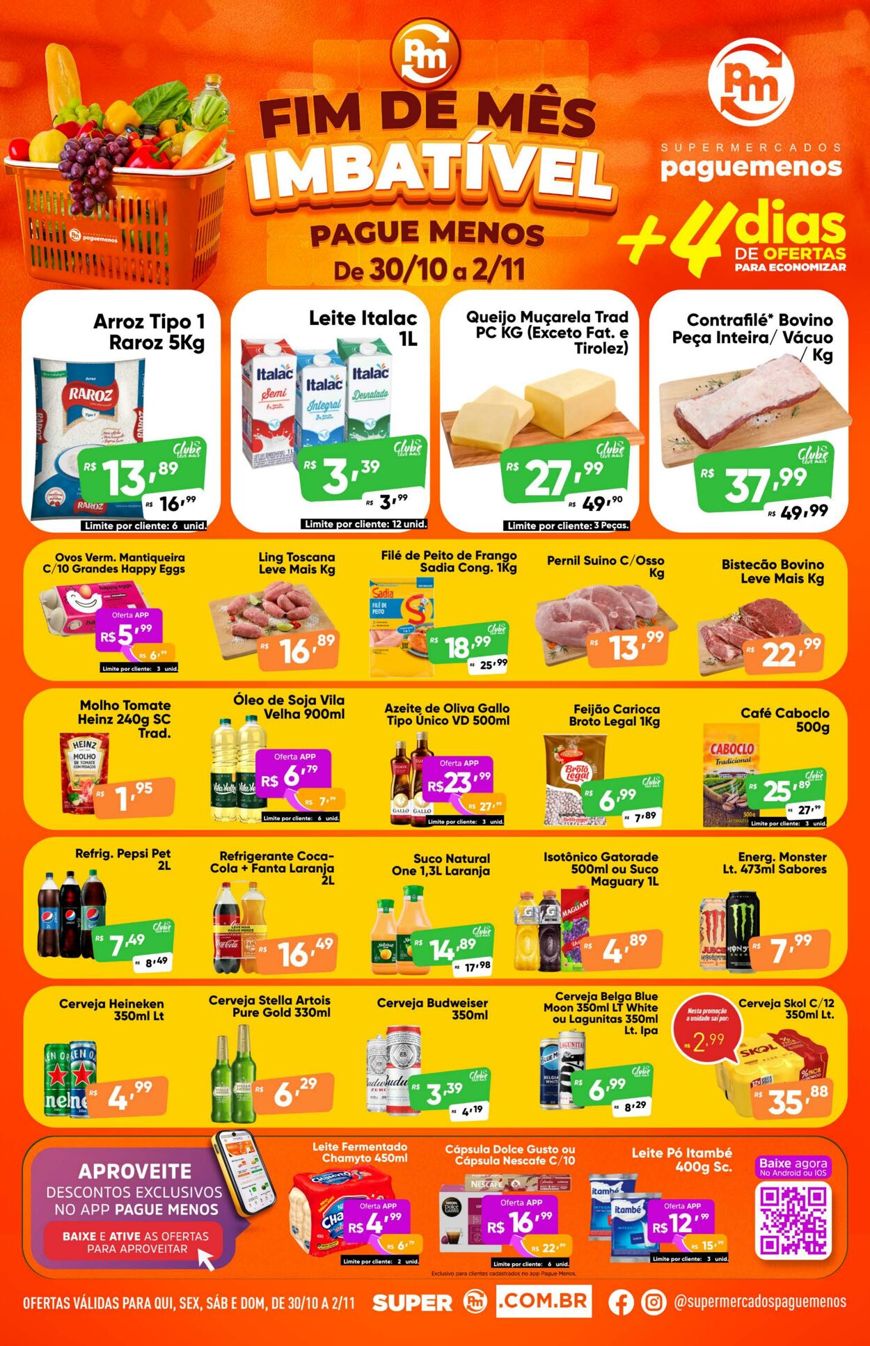 Folheto Super Pague Menos 31.10.2025 - 16.11.2025