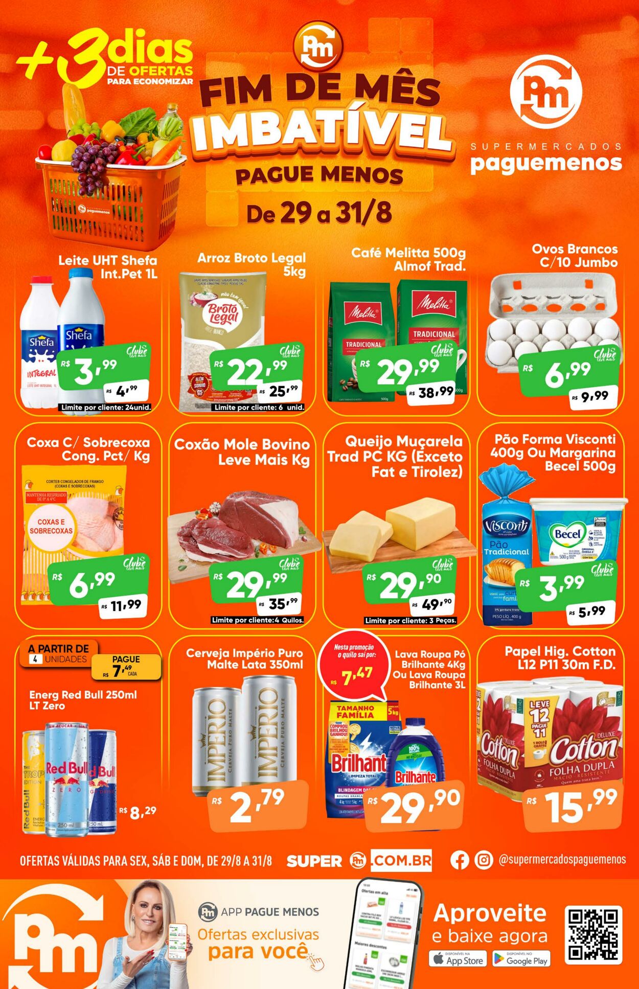 Folheto Super Pague Menos 29.08.2025 - 05.09.2025