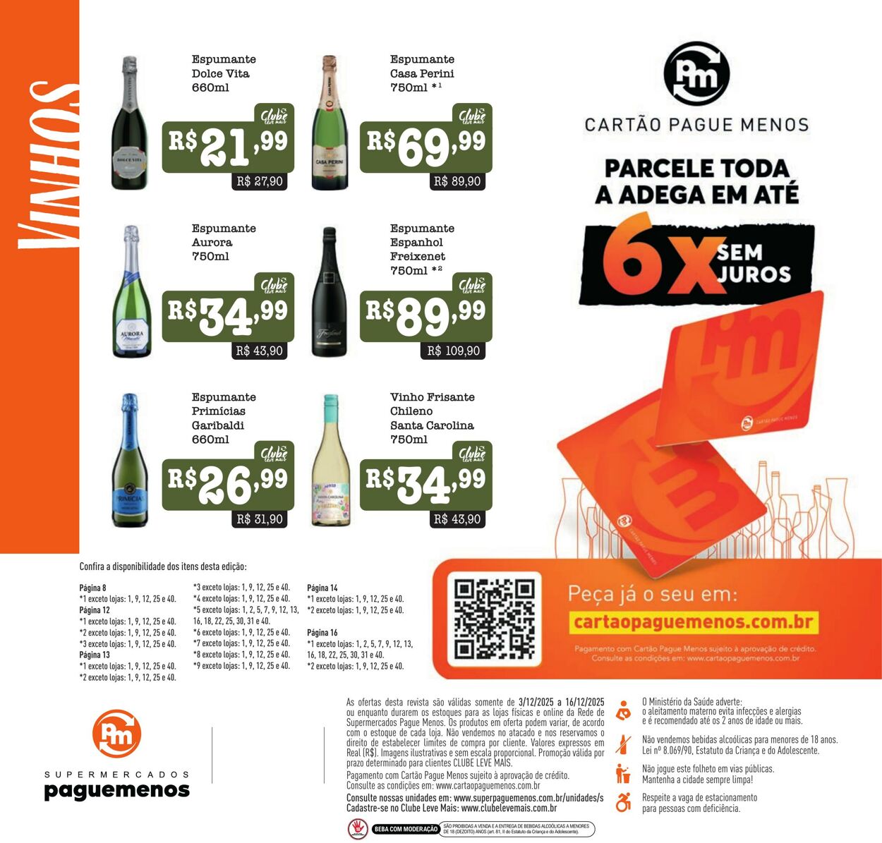 Folheto Super Pague Menos 09.12.2025 - 23.12.2025