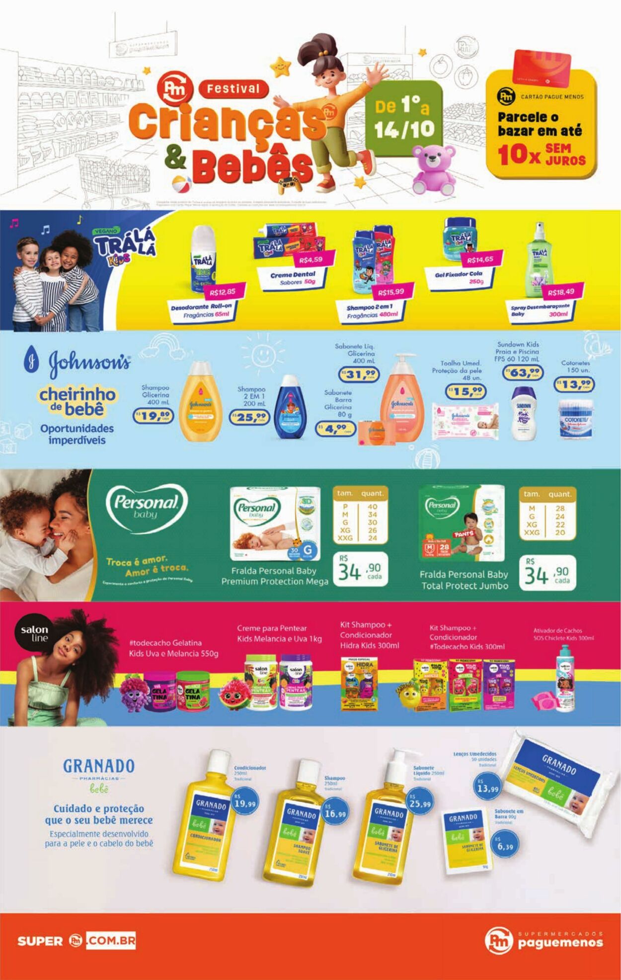 Folheto Super Pague Menos 02.10.2025 - 17.10.2025