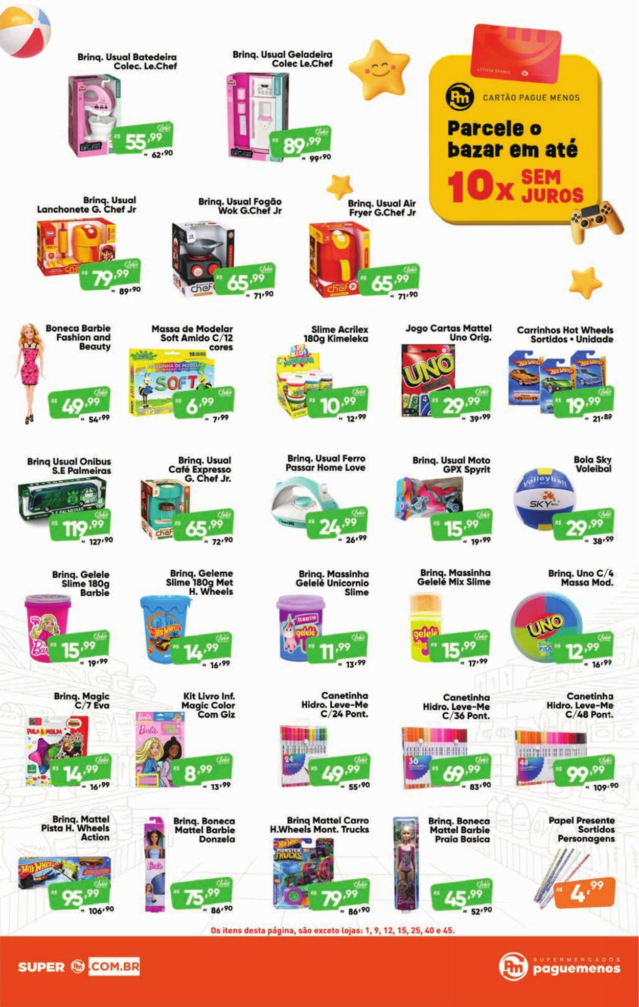 Folheto Super Pague Menos 02.10.2025 - 17.10.2025