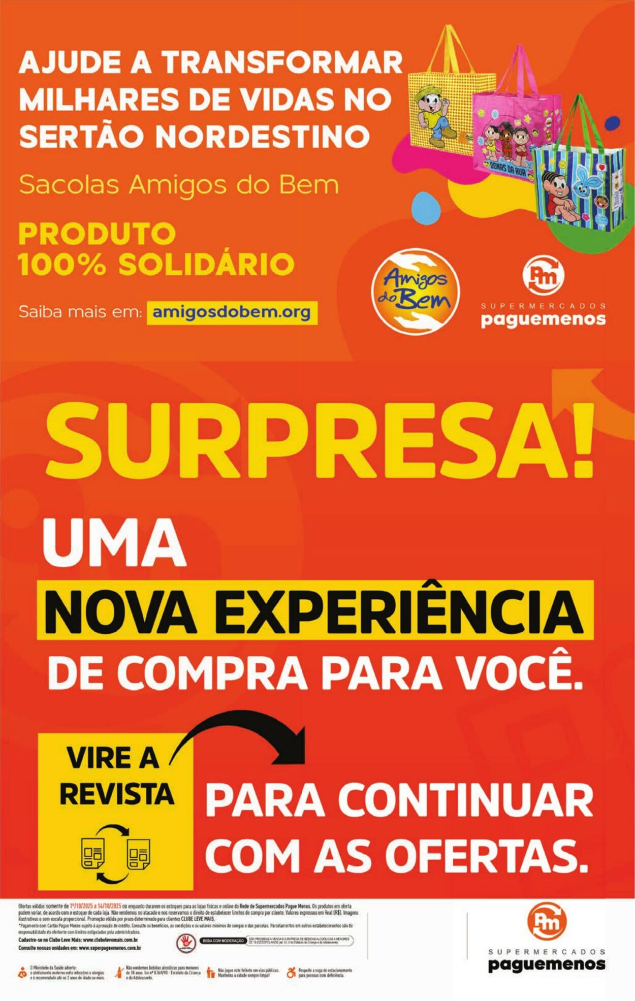 Folheto Super Pague Menos 02.10.2025 - 17.10.2025