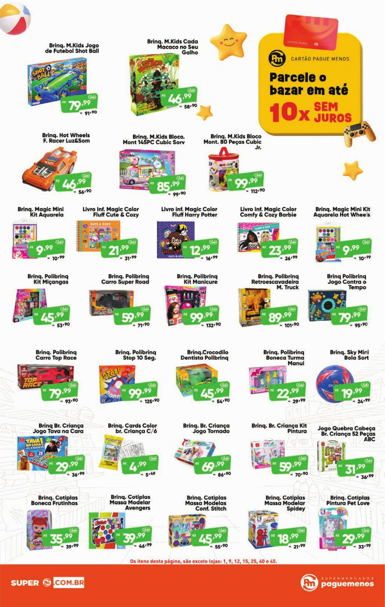 Folheto Super Pague Menos 02.10.2025 - 17.10.2025