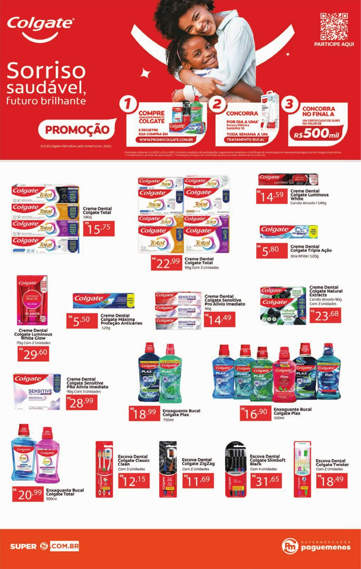 Folheto Super Pague Menos 02.10.2025 - 17.10.2025