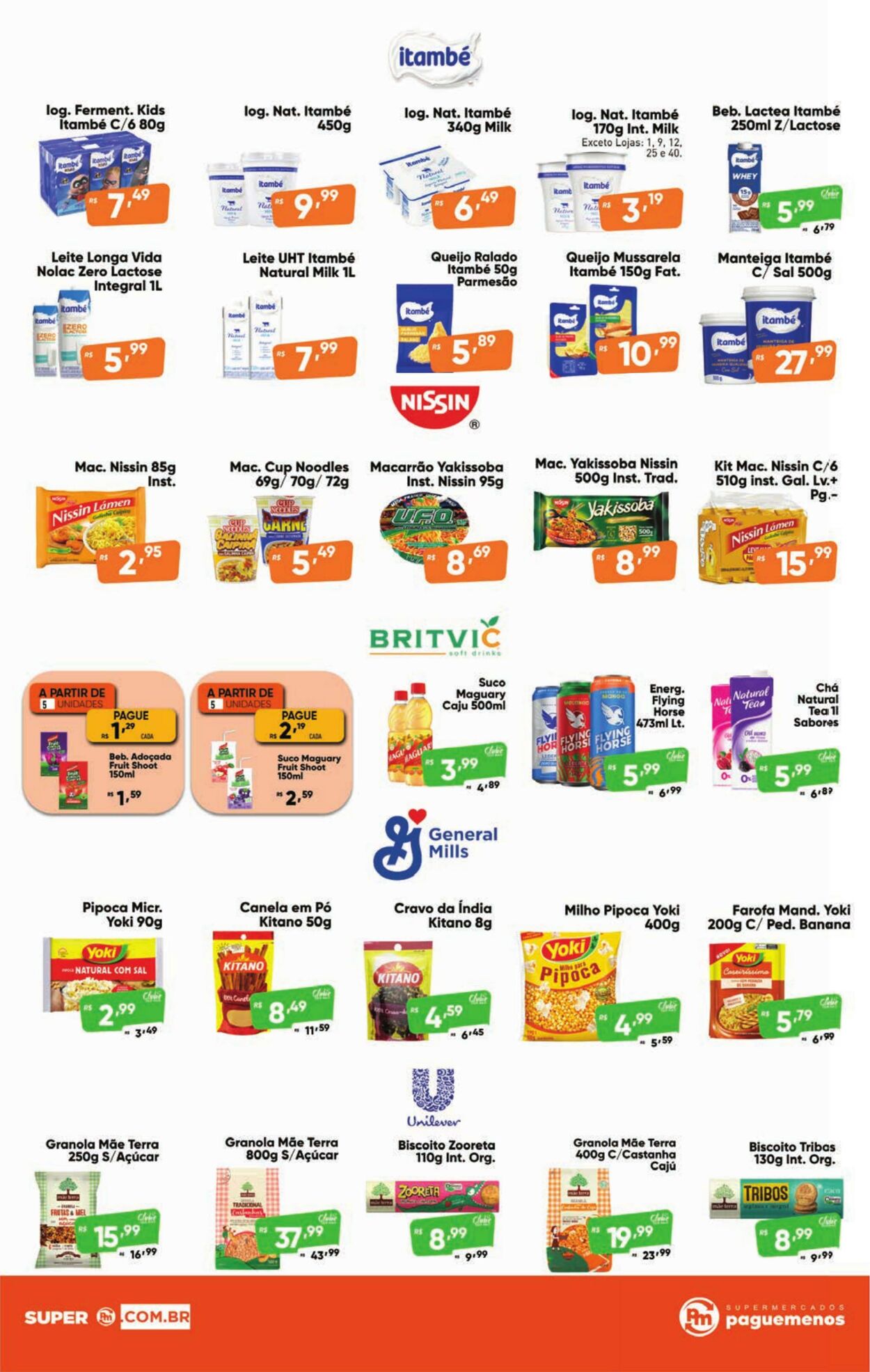 Folheto Super Pague Menos 02.10.2025 - 17.10.2025
