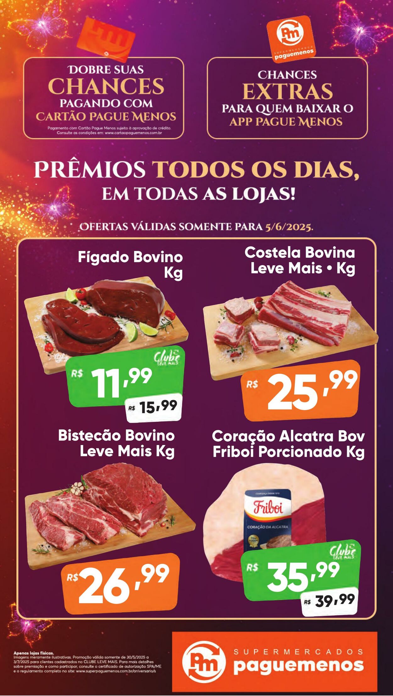Folheto Super Pague Menos 05.06.2025 - 19.06.2025