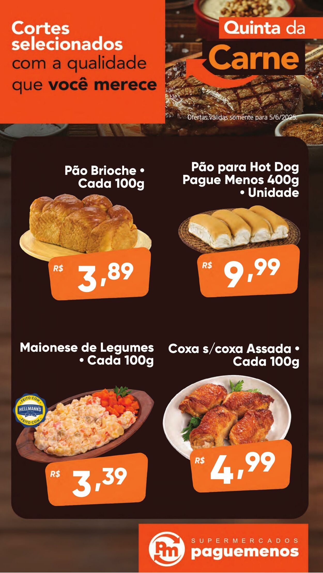 Folheto Super Pague Menos 05.06.2025 - 19.06.2025