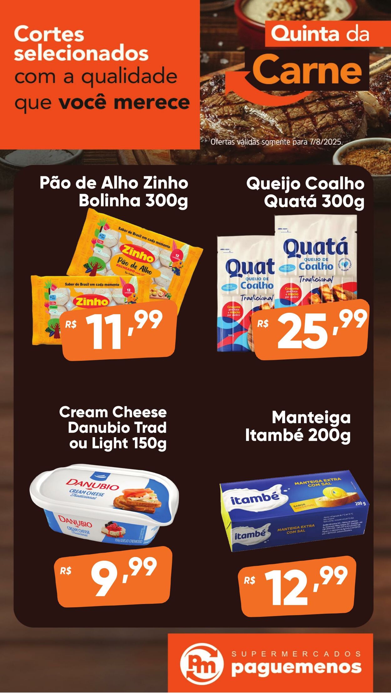 Folheto Super Pague Menos 07.08.2025 - 25.08.2025