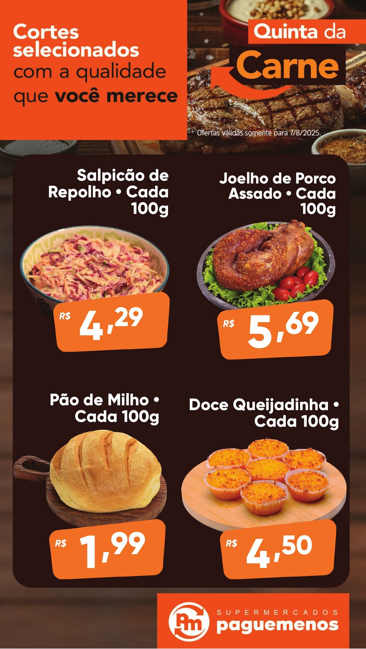 Folheto Super Pague Menos 07.08.2025 - 25.08.2025