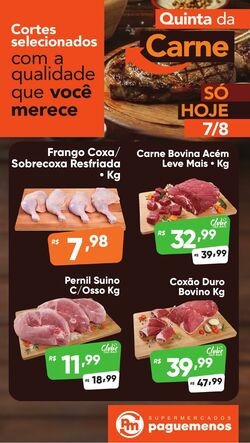 Folheto Super Pague Menos 07.08.2025 - 25.08.2025