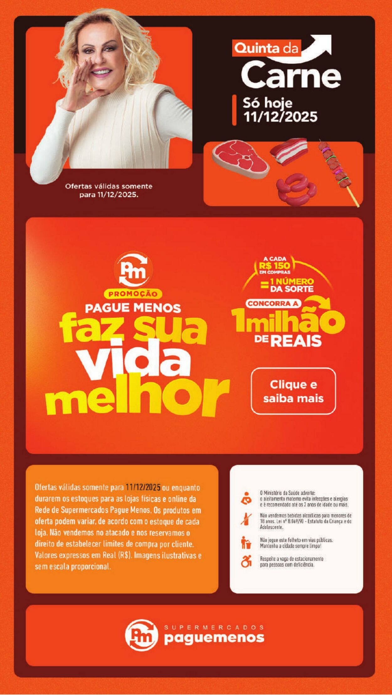Folheto Super Pague Menos 11.12.2025 - 26.12.2025