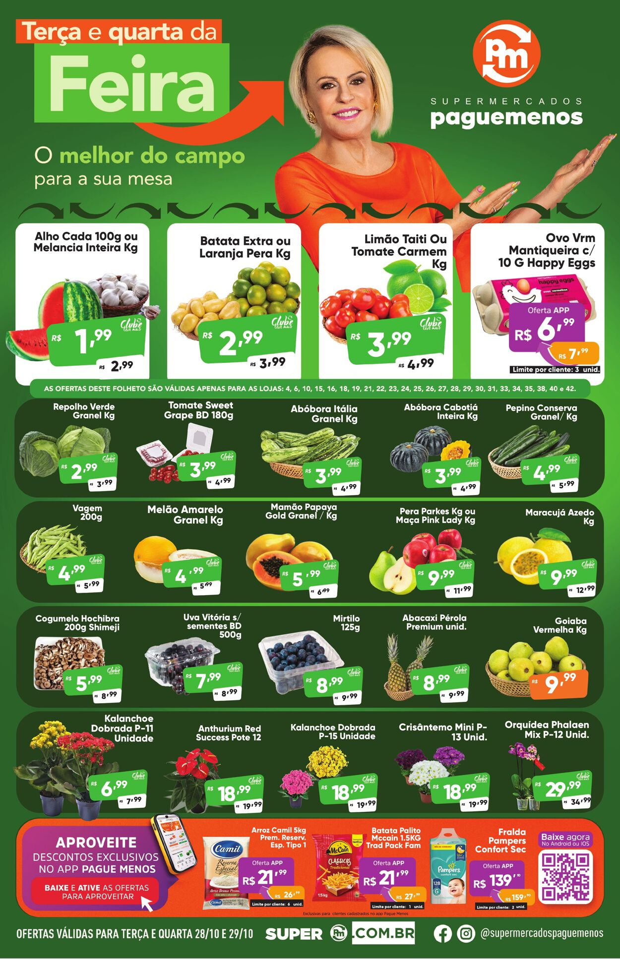 Folheto Super Pague Menos 28.10.2025 - 05.11.2025