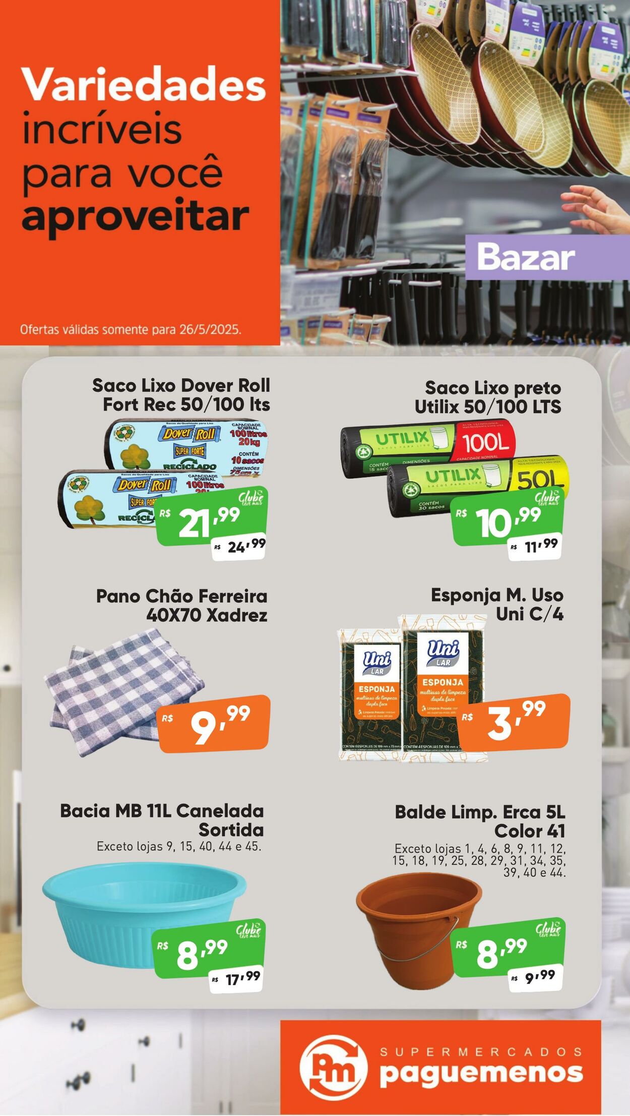 Folheto Super Pague Menos 26.05.2025 - 02.06.2025