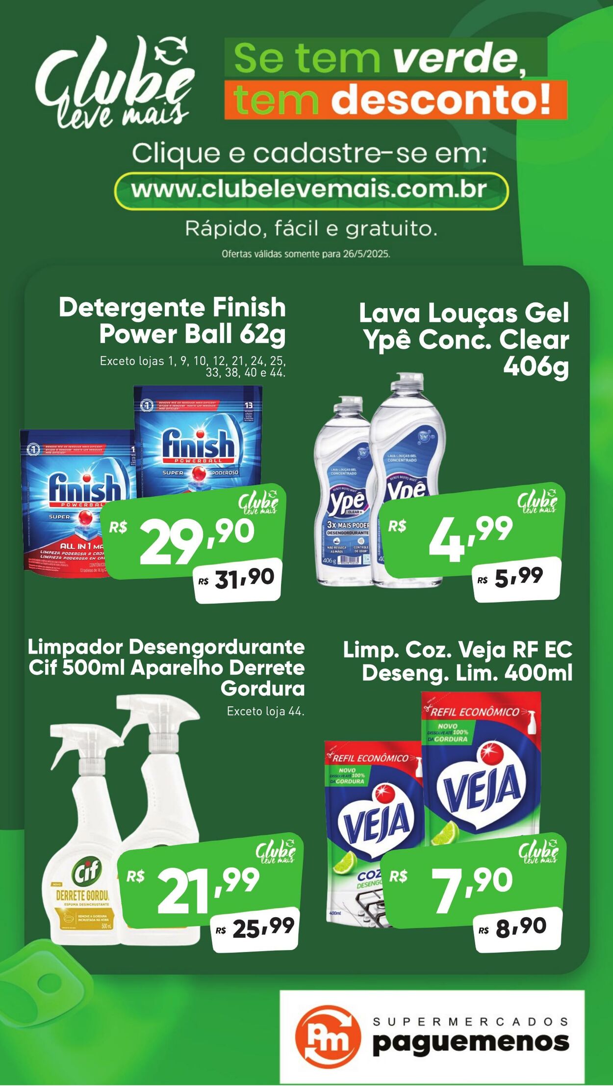 Folheto Super Pague Menos 26.05.2025 - 02.06.2025