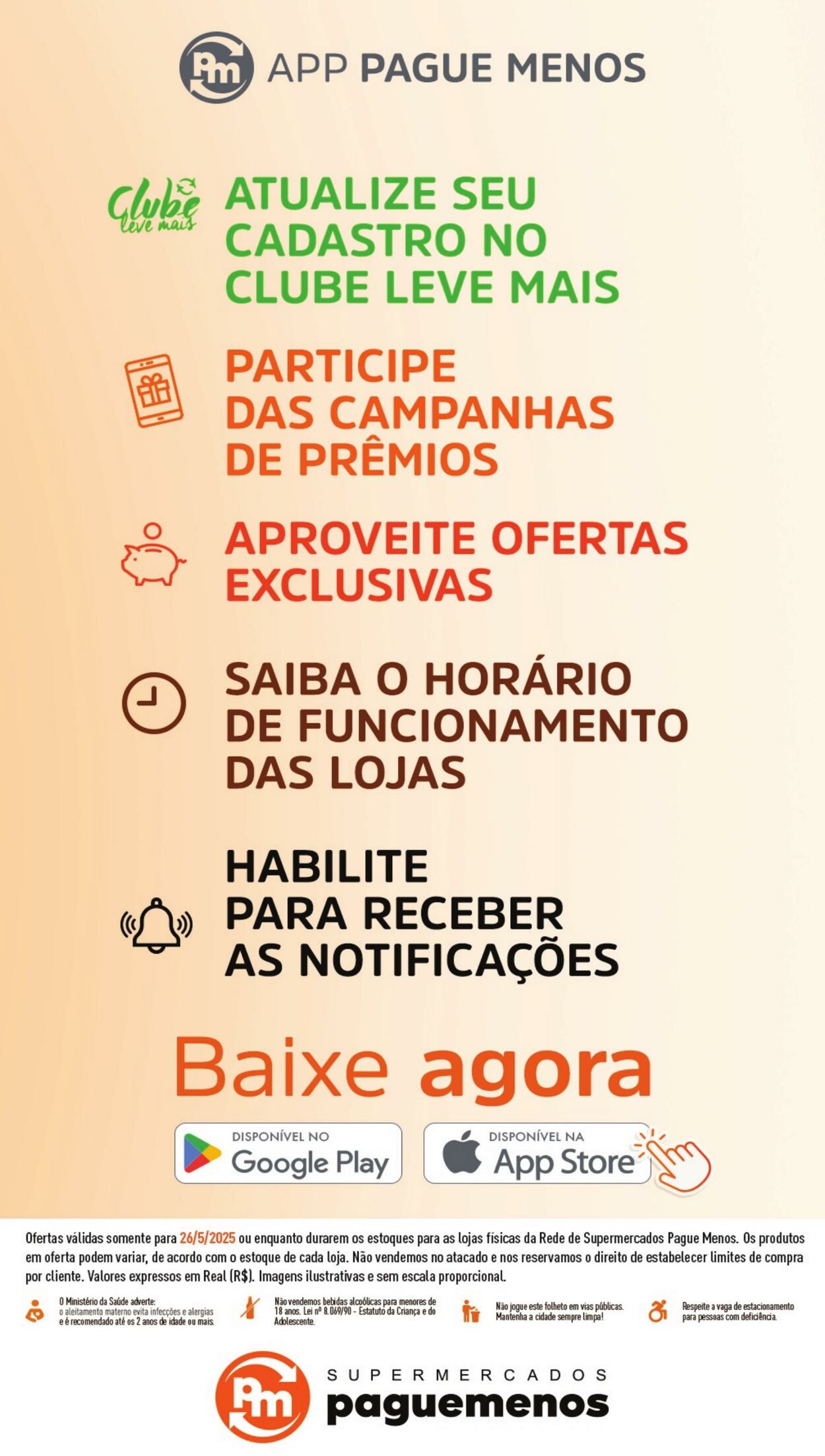 Folheto Super Pague Menos 26.05.2025 - 02.06.2025
