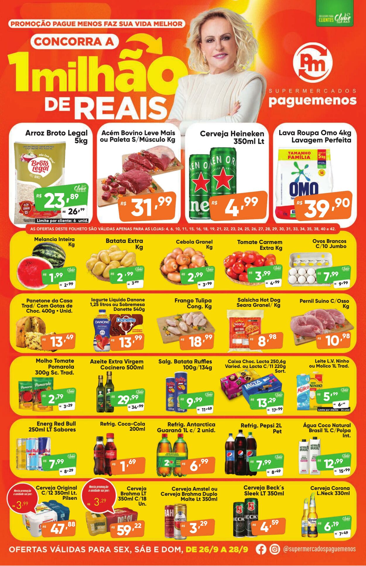 Folheto Super Pague Menos 26.09.2025 - 06.10.2025