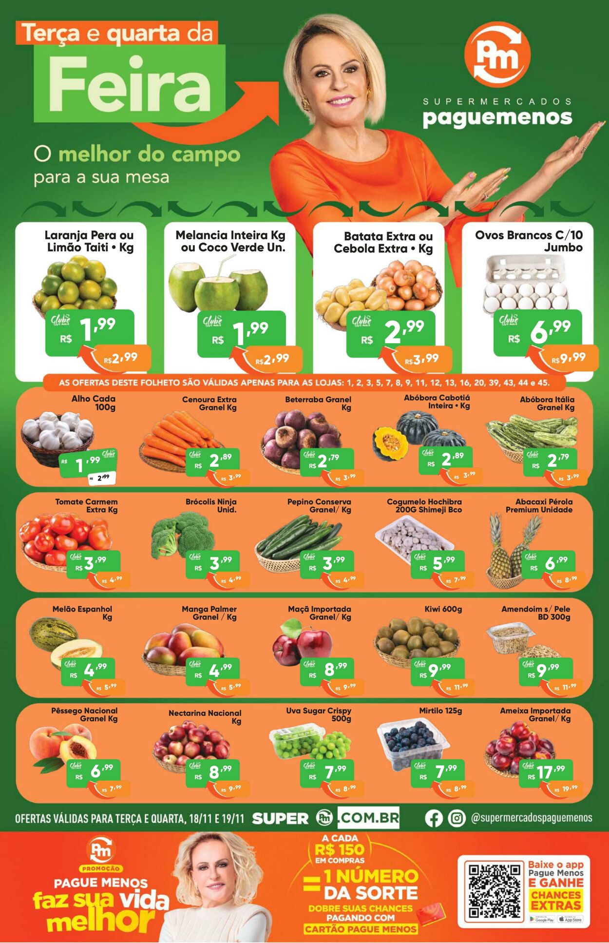 Folheto Super Pague Menos 19.11.2025 - 04.12.2025