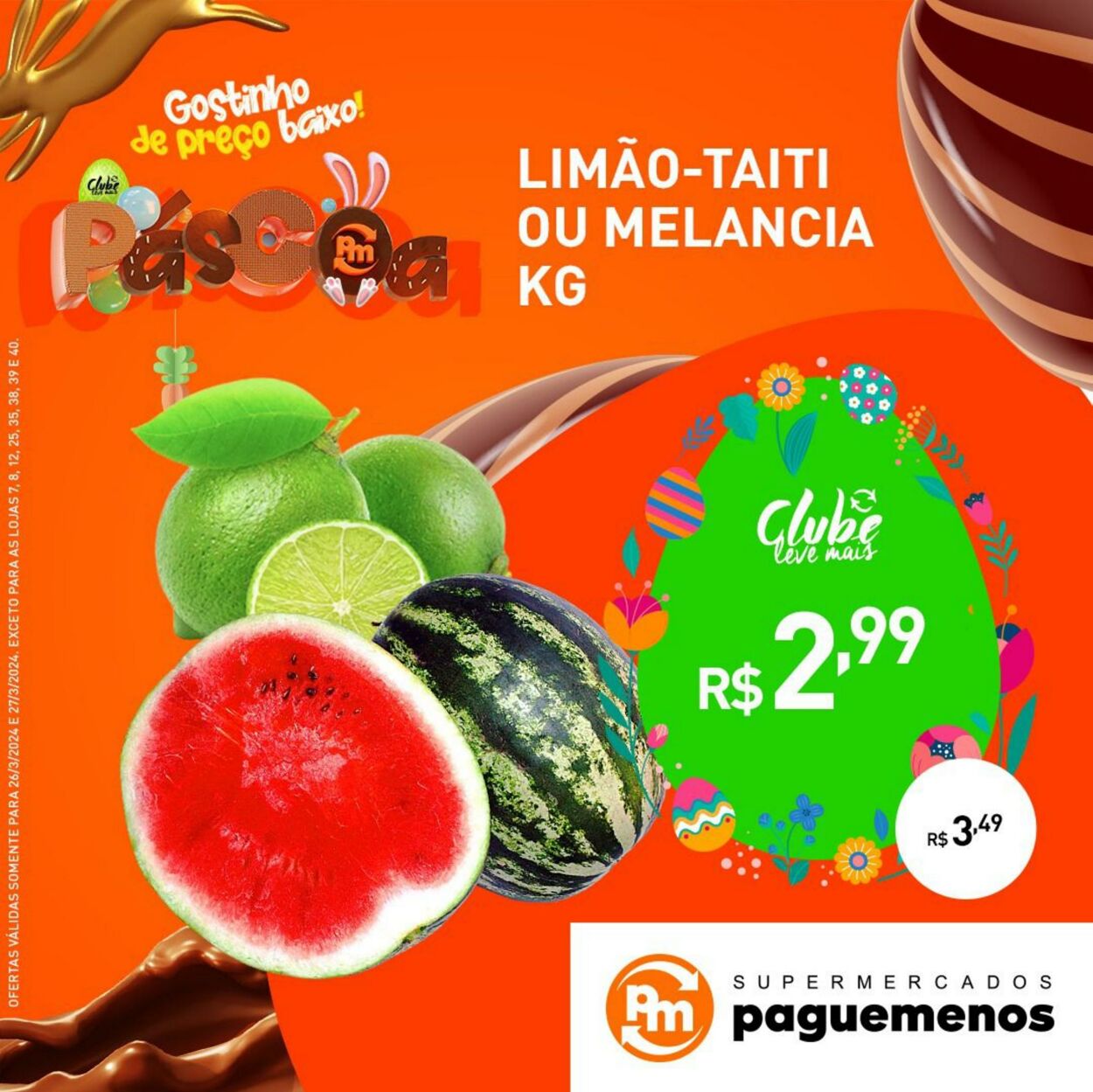 Folheto Super Pague Menos 26.03.2024 - 27.03.2024