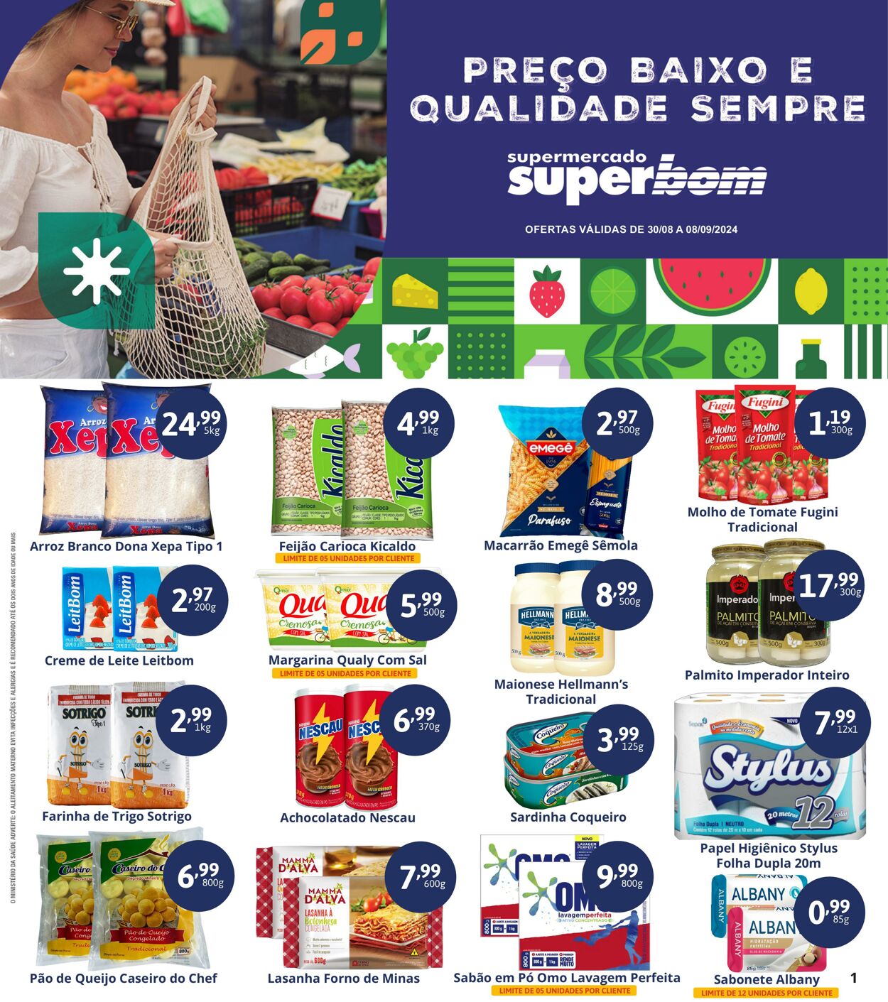 Superbom Folhetos promocionais