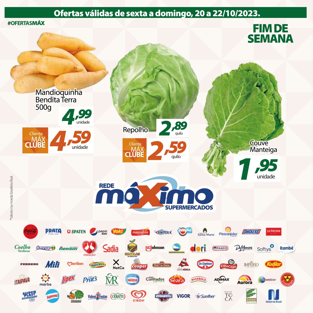Folheto Supermercado Máximo 20.10.2023 - 22.10.2023