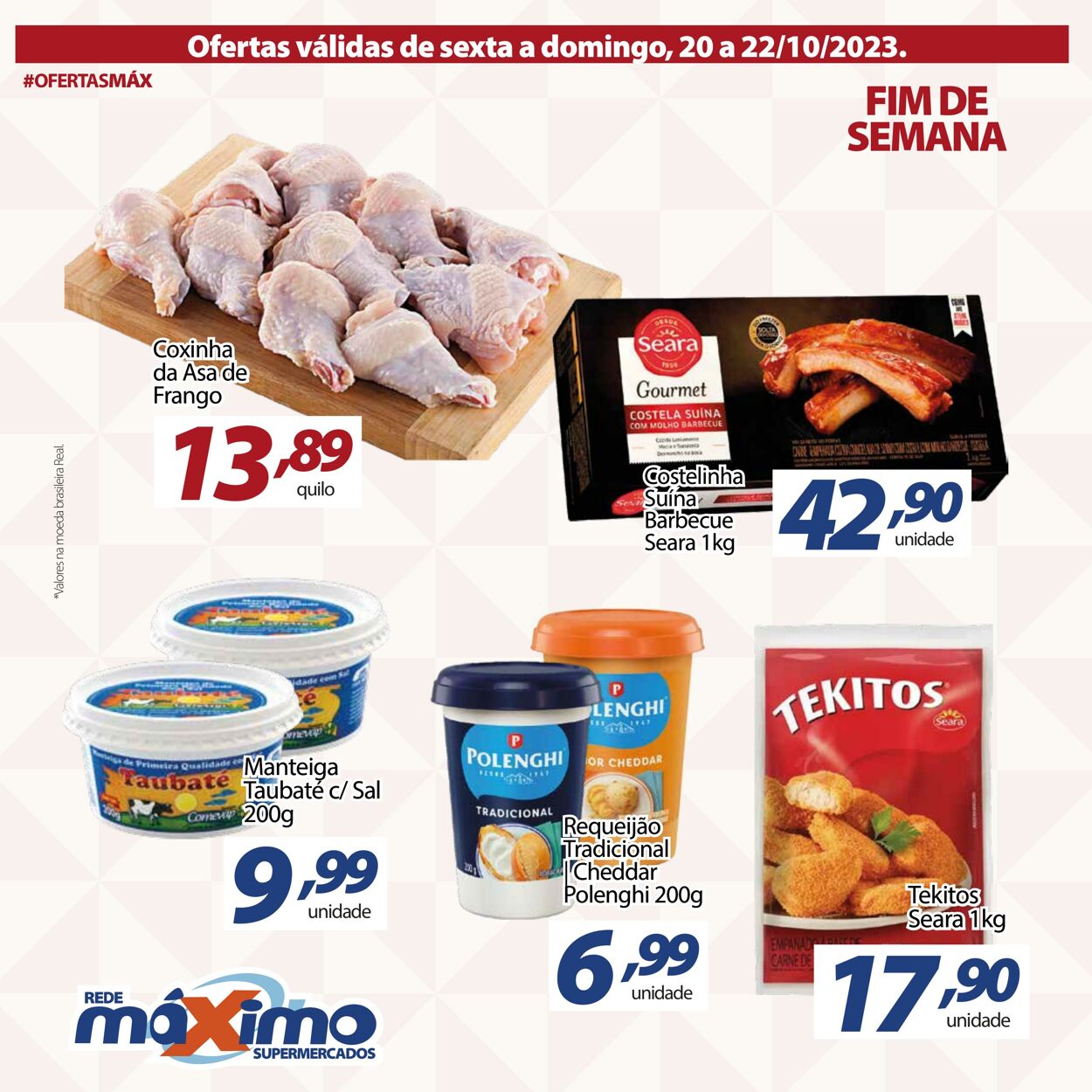 Folheto Supermercado Máximo 20.10.2023 - 22.10.2023