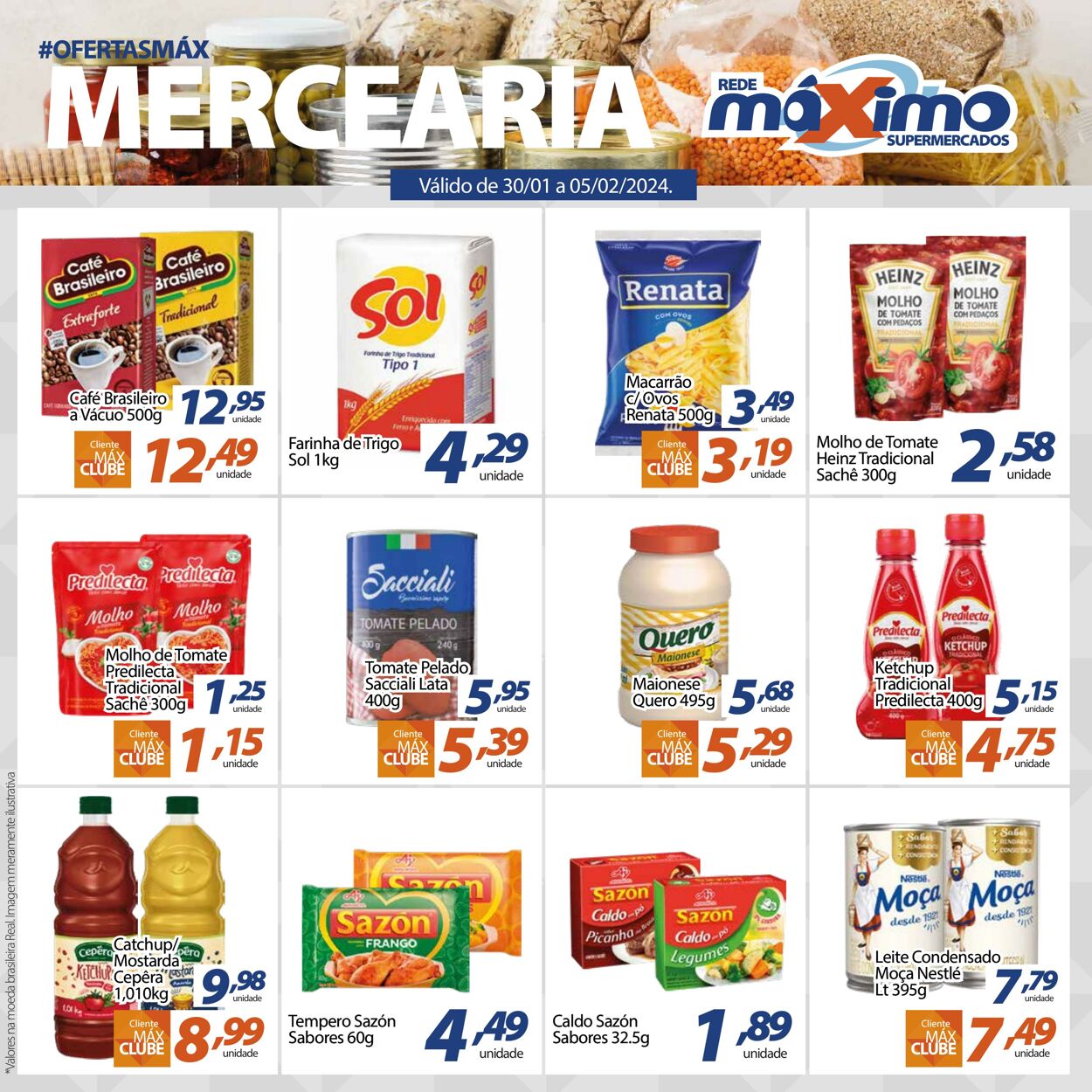 Folheto Supermercado Máximo 30.01.2024 - 05.02.2024