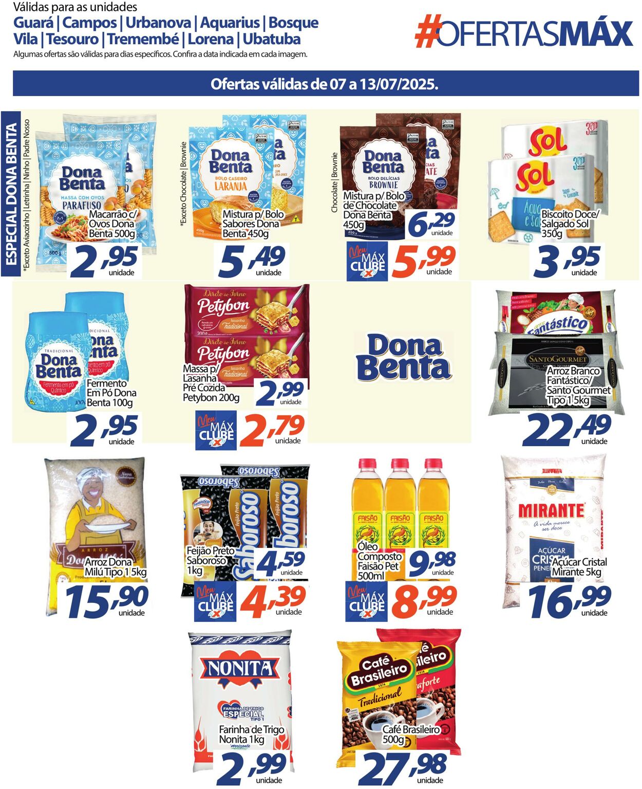 Folheto Supermercado Máximo 07.07.2025 - 13.07.2025