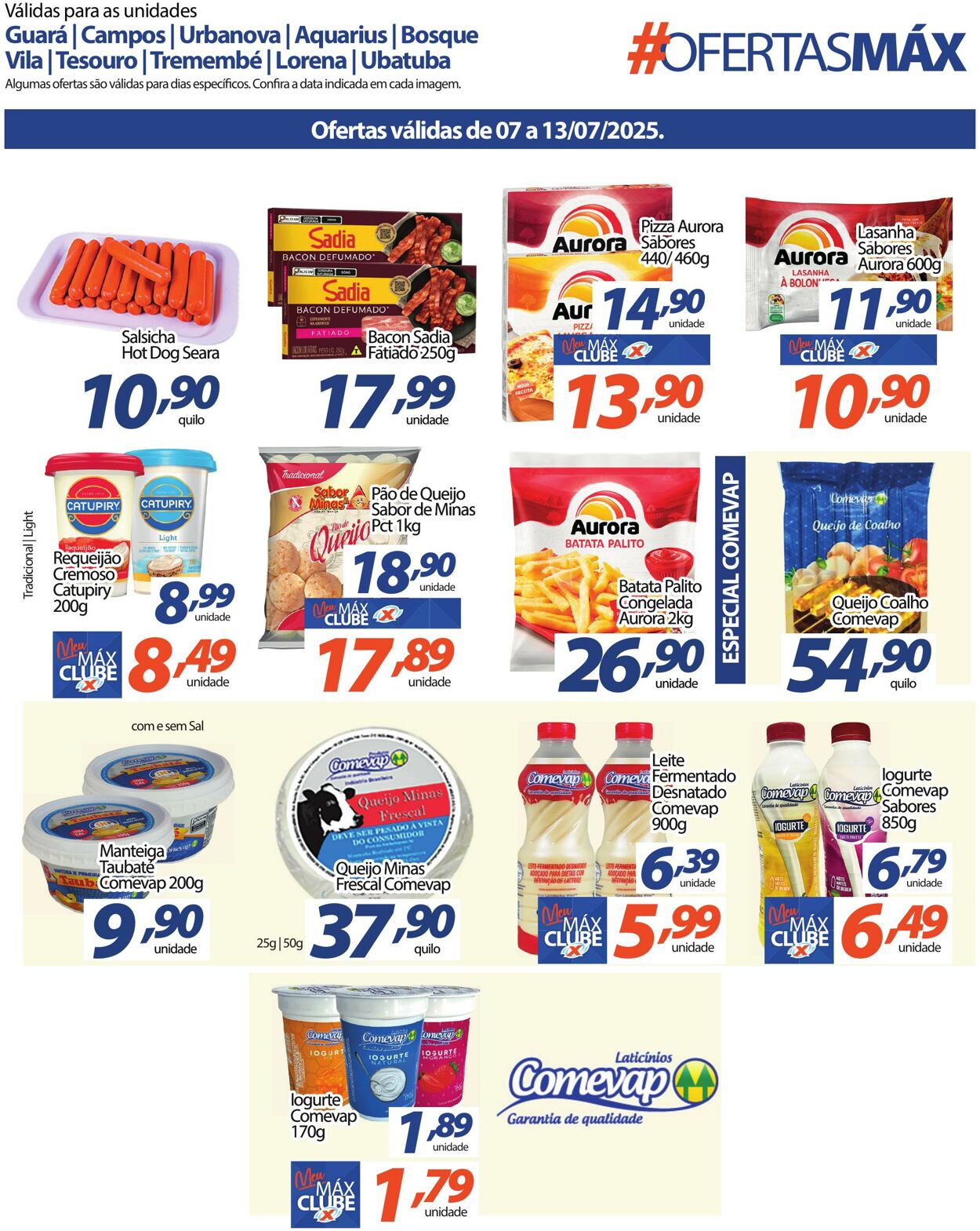 Folheto Supermercado Máximo 07.07.2025 - 13.07.2025