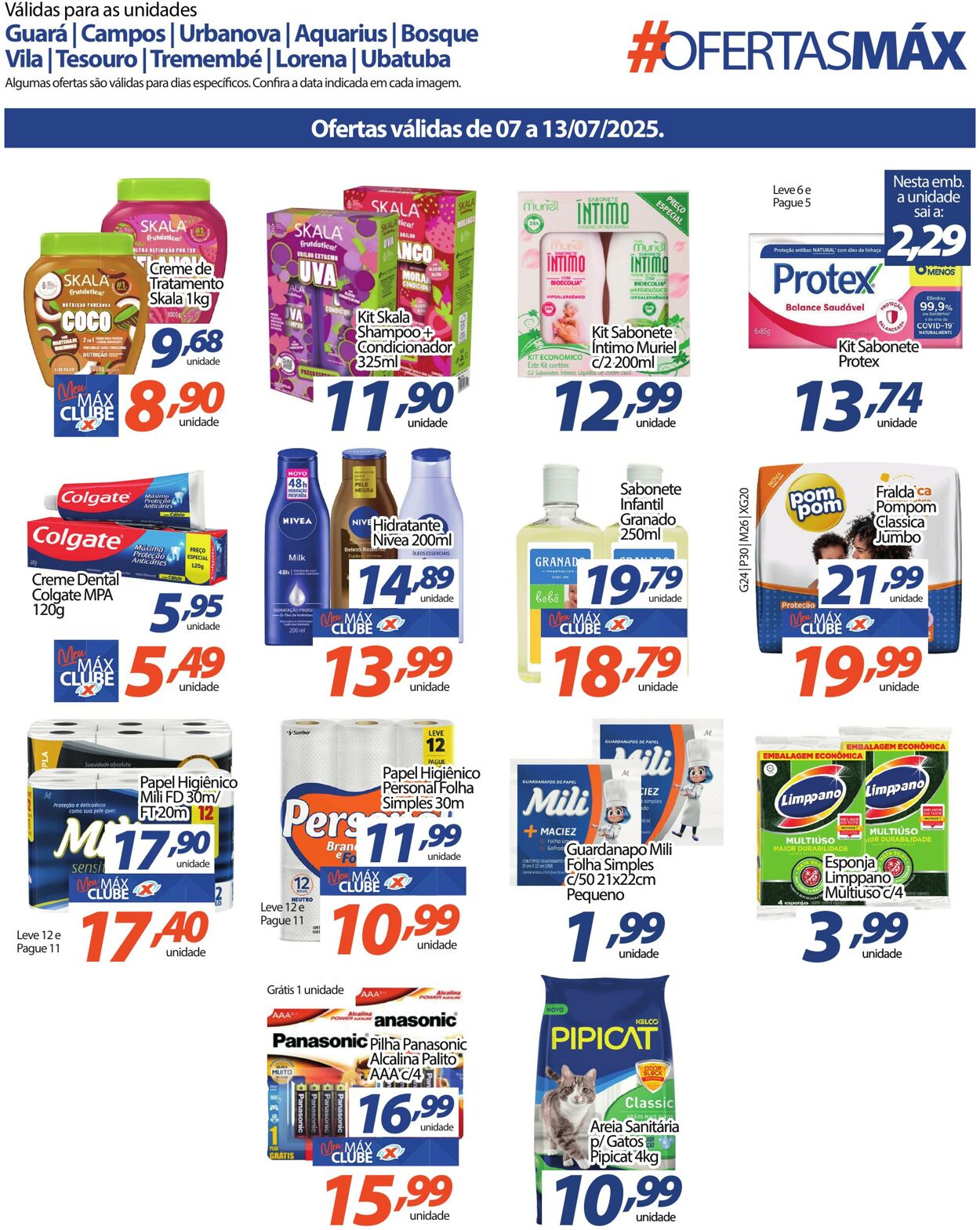 Folheto Supermercado Máximo 07.07.2025 - 13.07.2025
