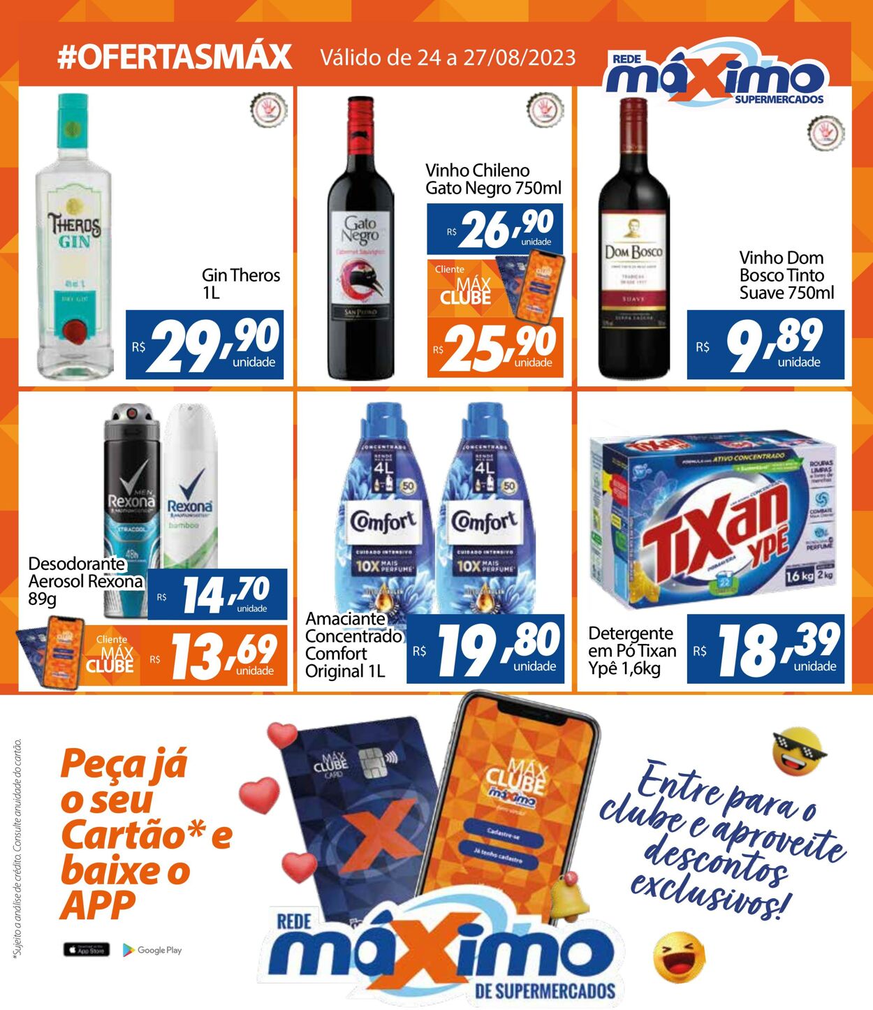 Folheto Supermercado Máximo 24.08.2023 - 27.08.2023