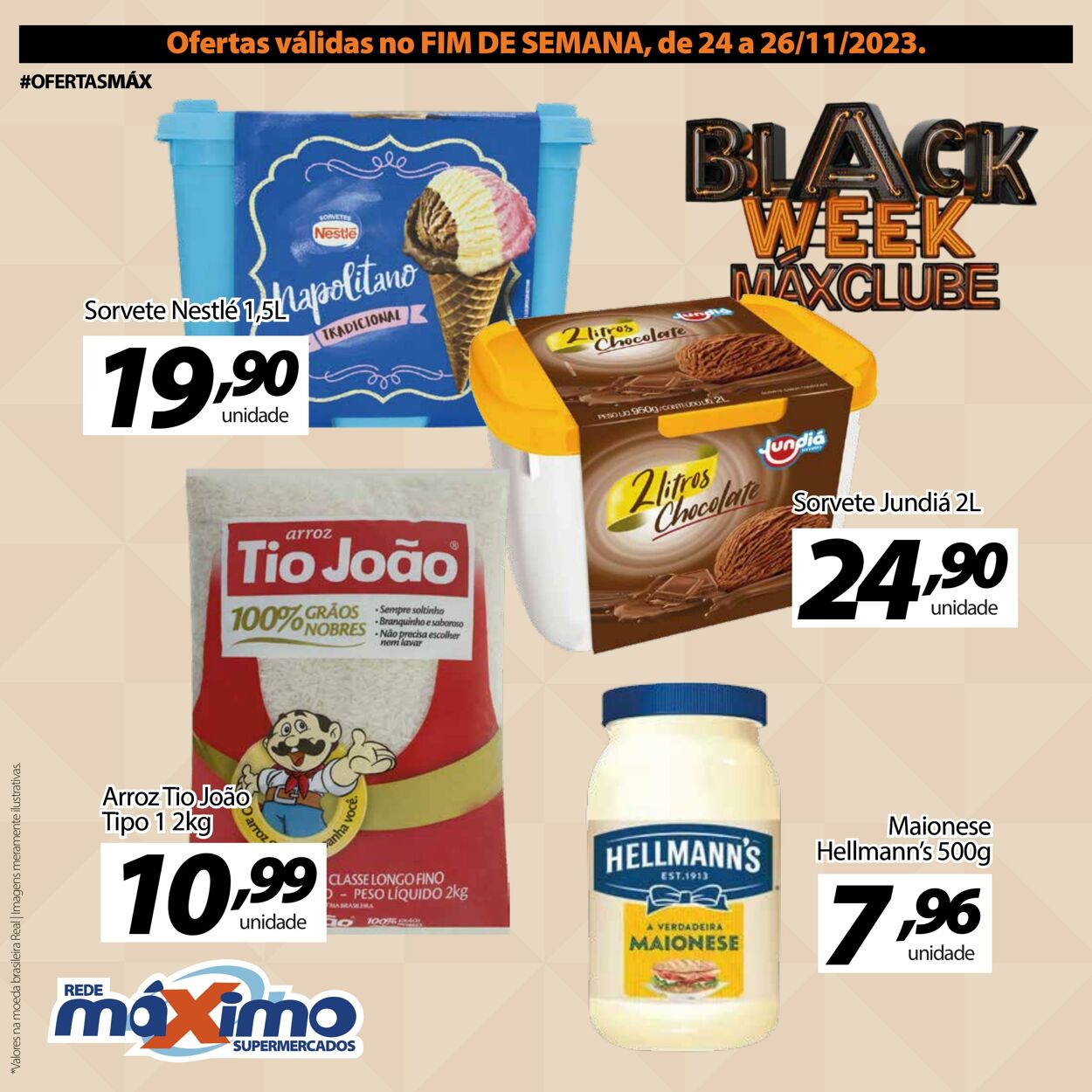 Folheto Supermercado Máximo 24.11.2023 - 26.11.2023