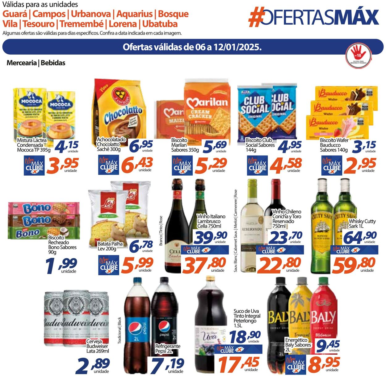 Folheto Supermercado Máximo 06.01.2025 - 12.01.2025