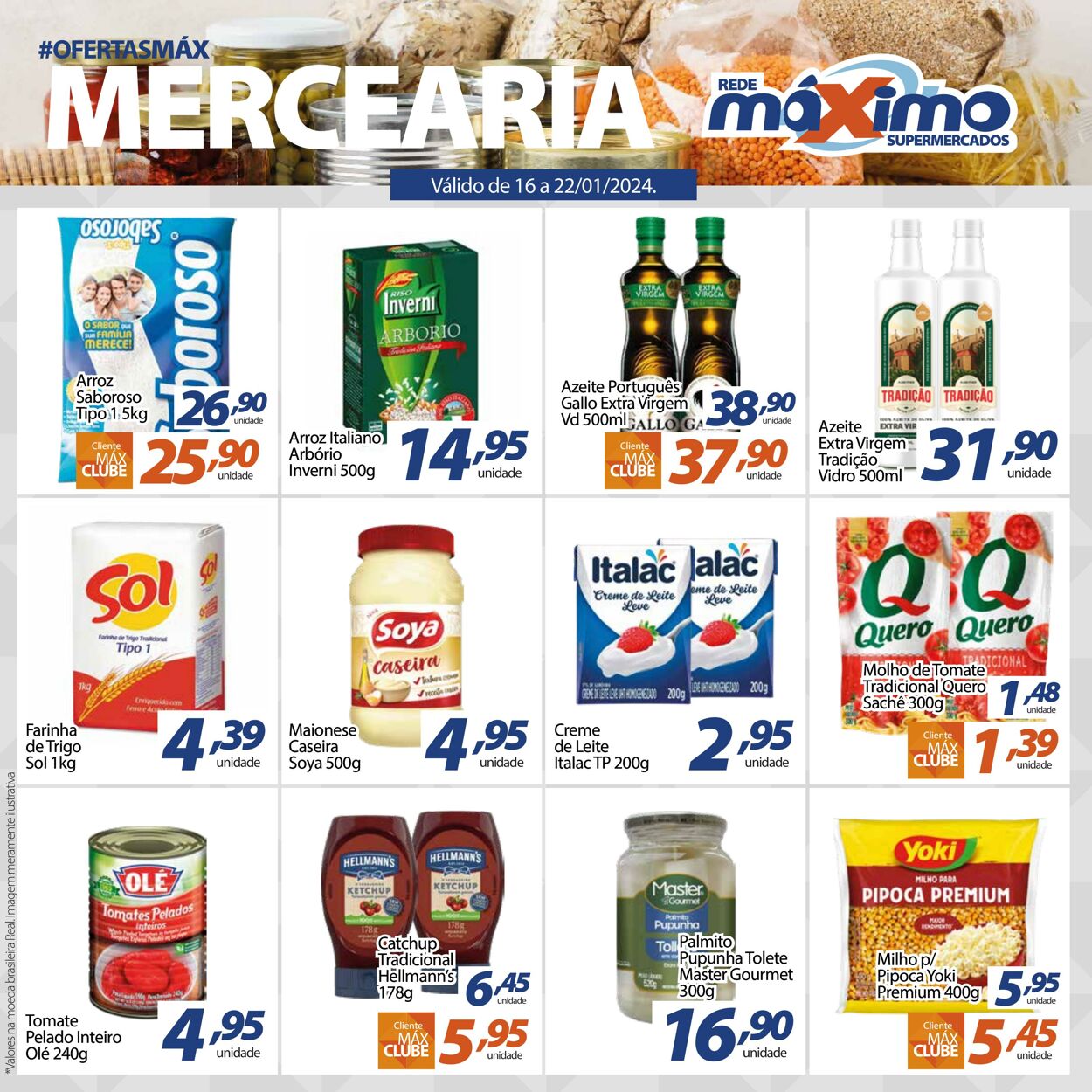 Folheto Supermercado Máximo 16.01.2024 - 22.01.2024