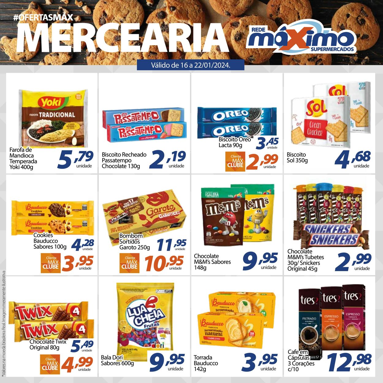 Folheto Supermercado Máximo 16.01.2024 - 22.01.2024
