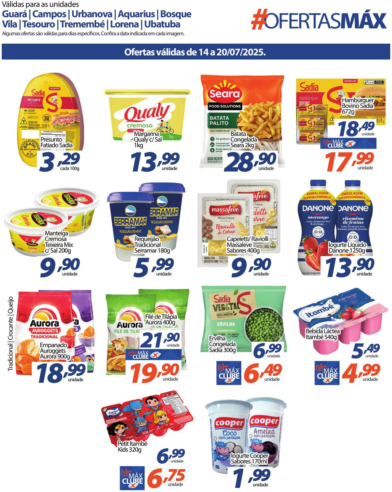 Folheto Supermercado Máximo 14.07.2025 - 20.07.2025