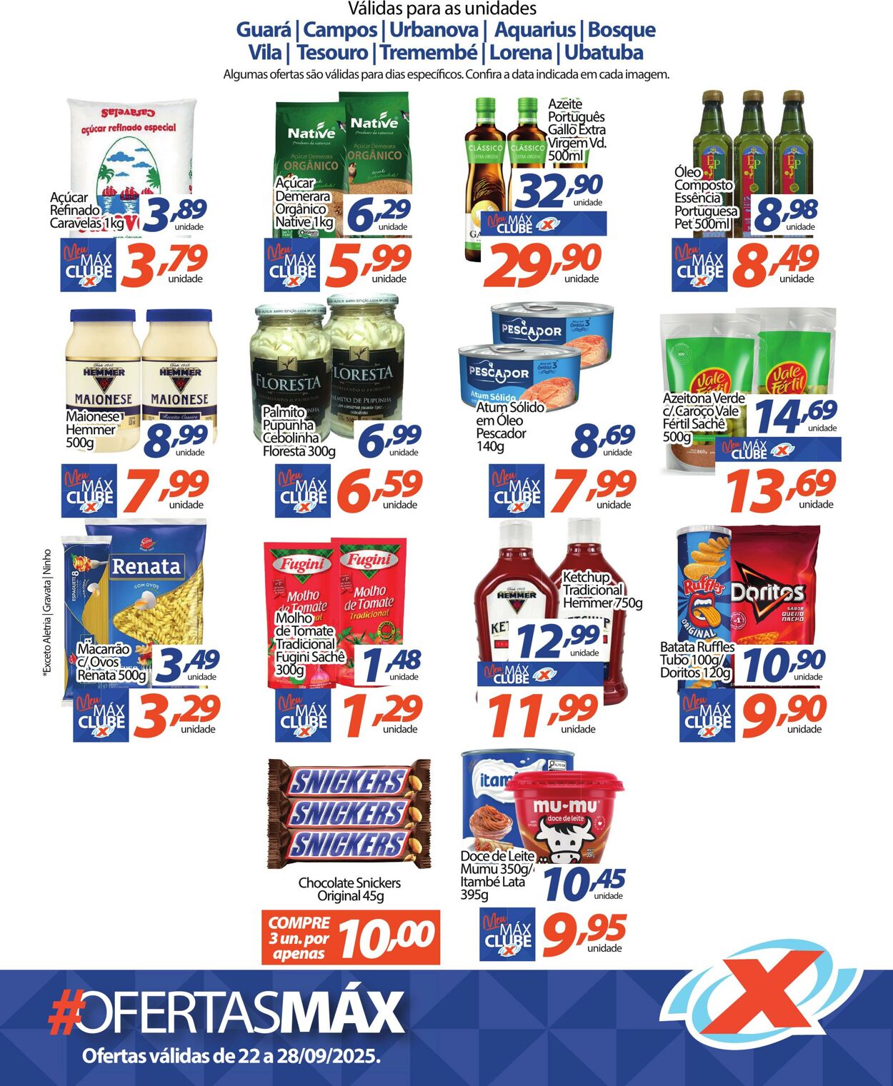 Folheto Supermercado Máximo 22.09.2025 - 28.09.2025
