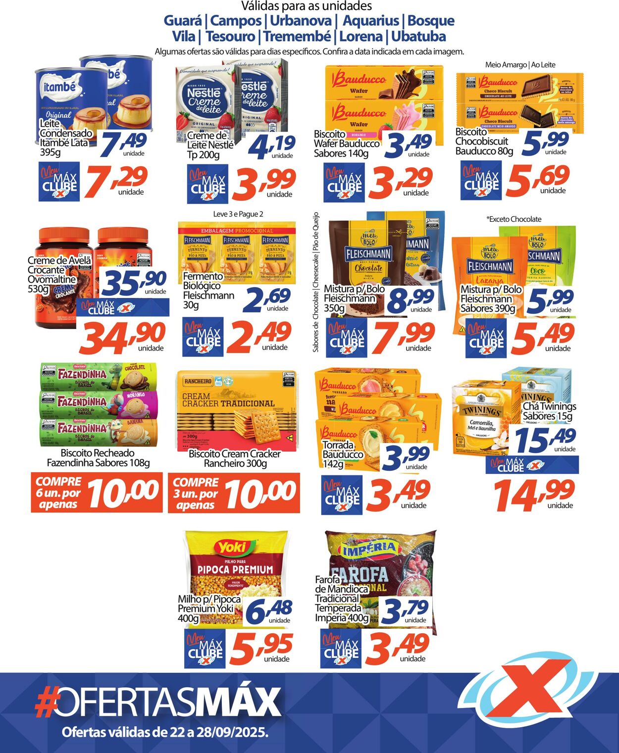 Folheto Supermercado Máximo 22.09.2025 - 28.09.2025