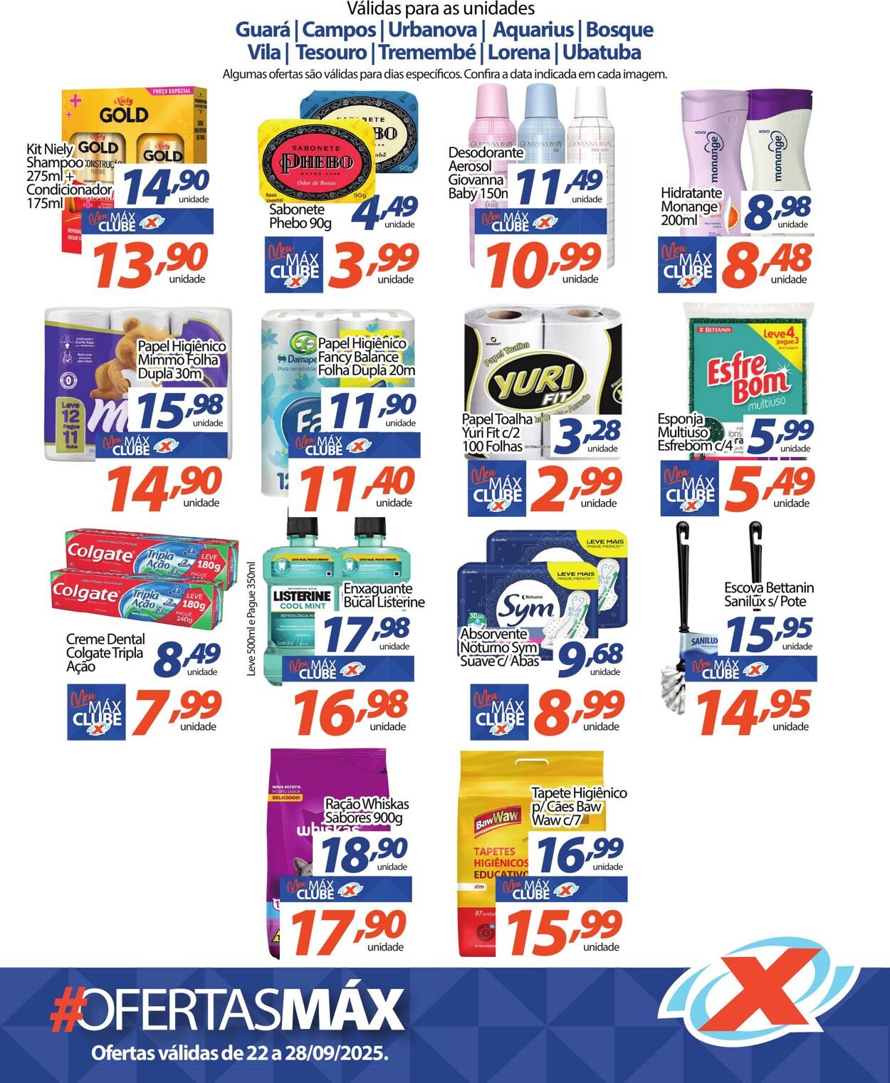 Folheto Supermercado Máximo 22.09.2025 - 28.09.2025