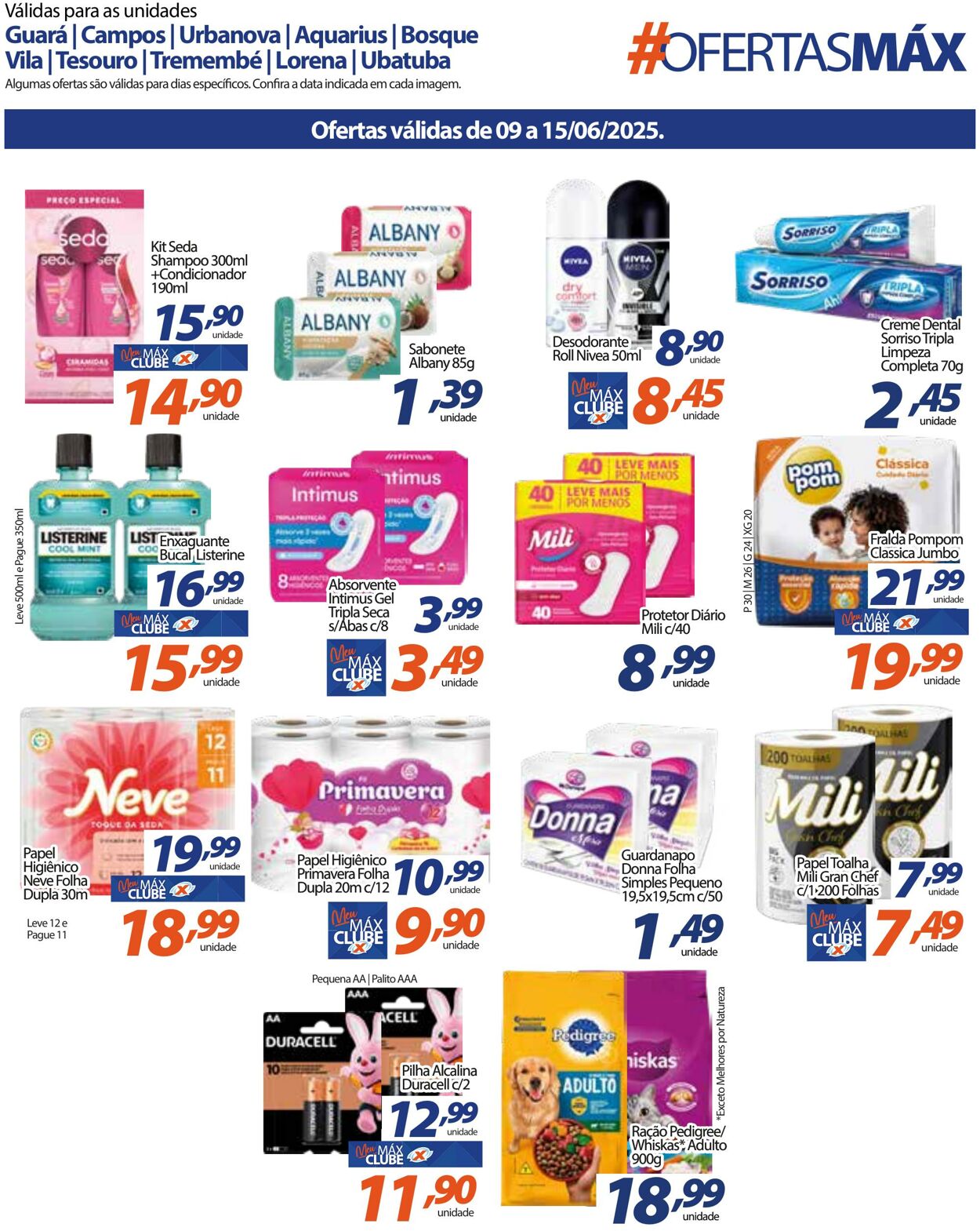 Folheto Supermercado Máximo 09.06.2025 - 15.06.2025