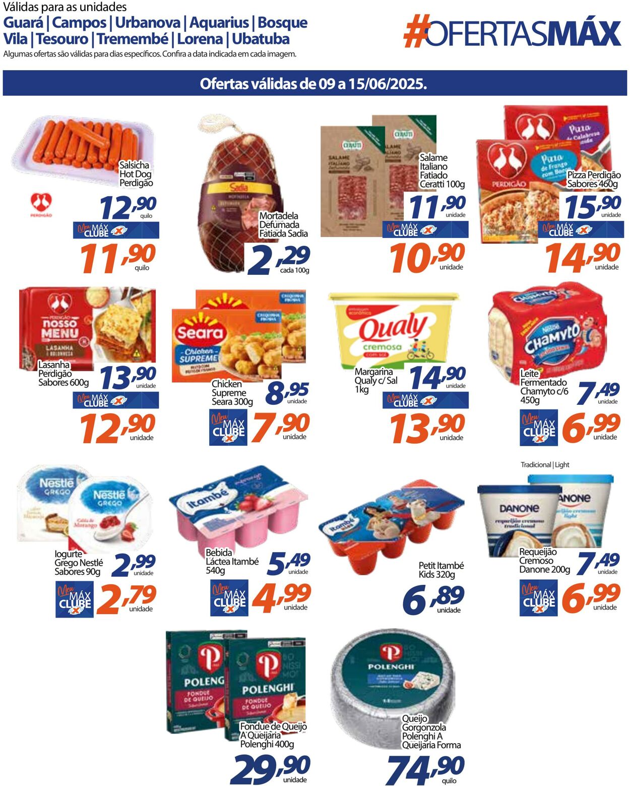 Folheto Supermercado Máximo 09.06.2025 - 15.06.2025