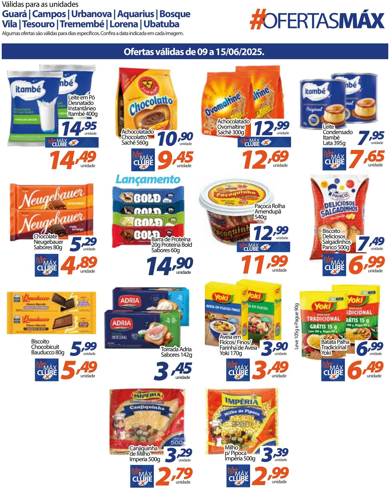 Folheto Supermercado Máximo 09.06.2025 - 15.06.2025