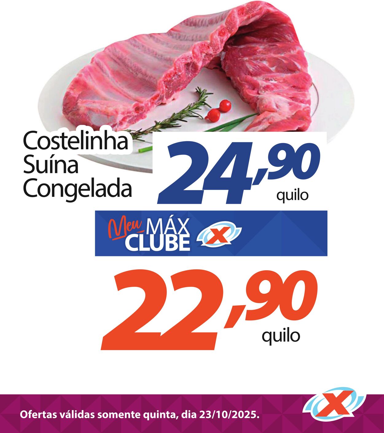 Folheto Supermercado Máximo 23.10.2025 - 23.10.2025