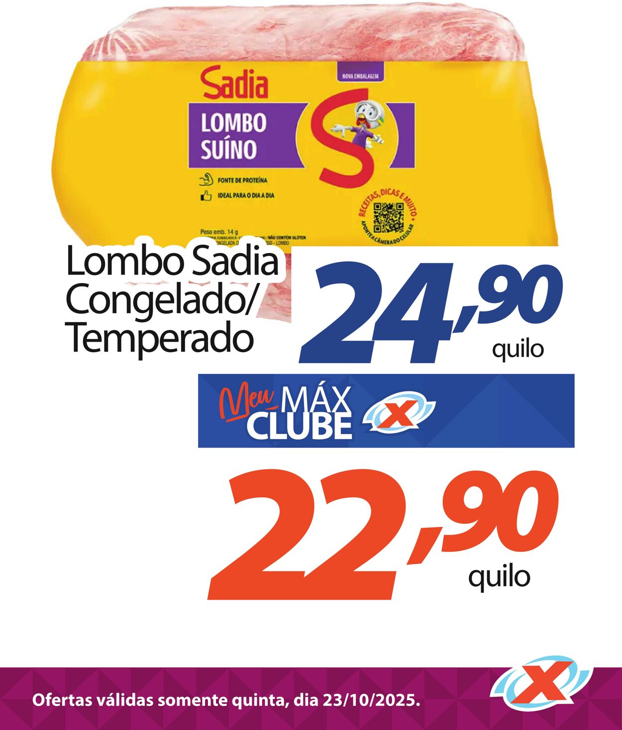 Folheto Supermercado Máximo 23.10.2025 - 23.10.2025