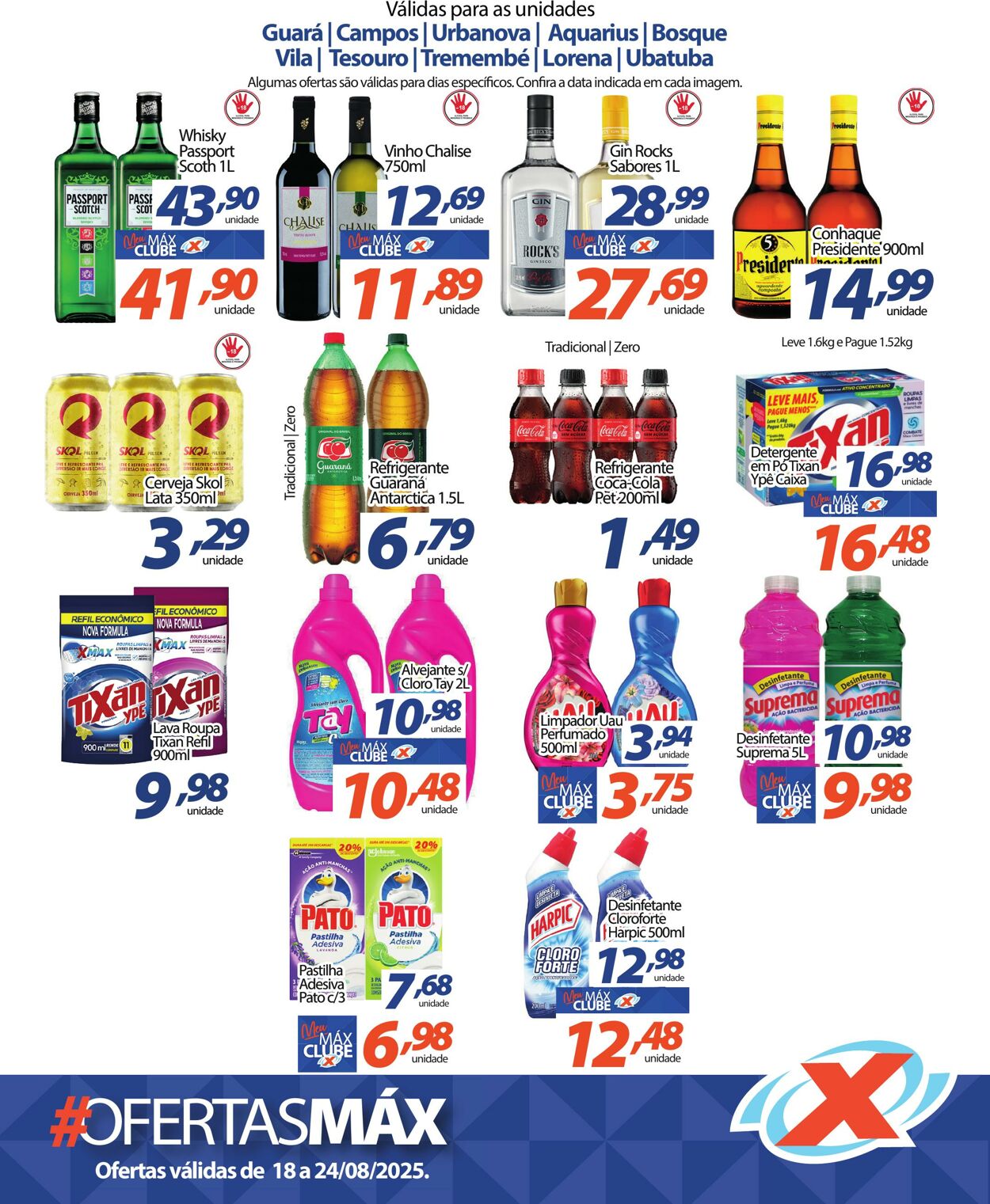 Folheto Supermercado Máximo 18.08.2025 - 24.08.2025