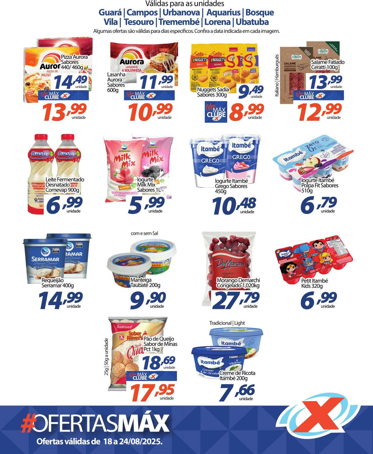 Folheto Supermercado Máximo 18.08.2025 - 24.08.2025
