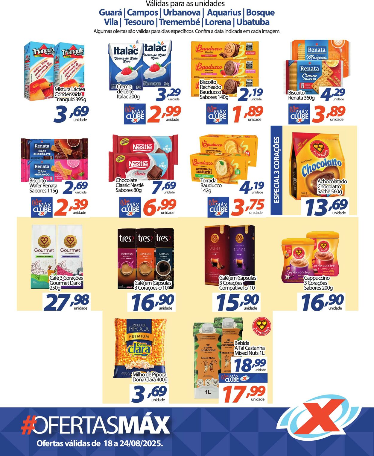 Folheto Supermercado Máximo 18.08.2025 - 24.08.2025