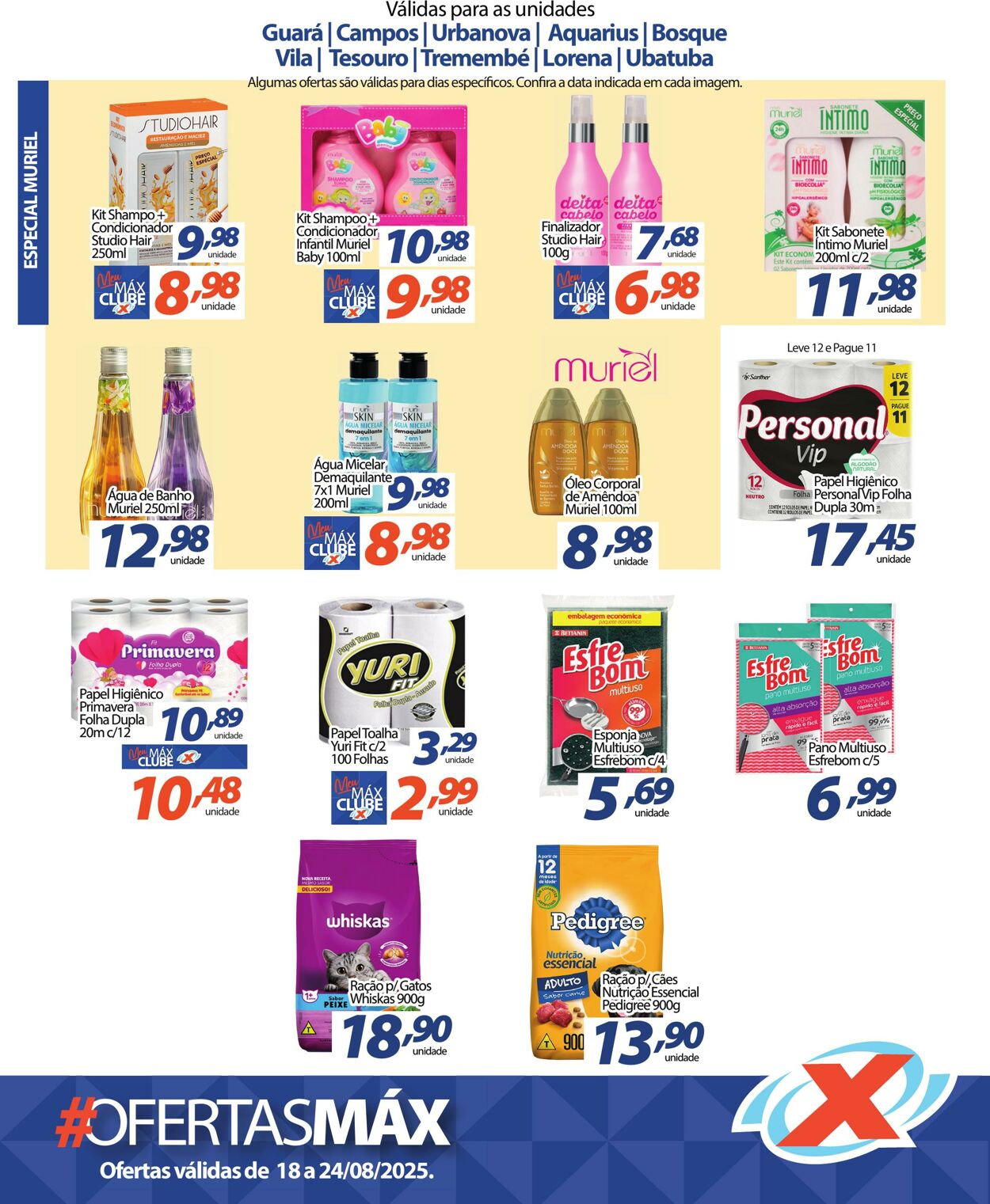 Folheto Supermercado Máximo 18.08.2025 - 24.08.2025
